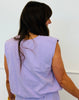 Solid Shoulder Pad Top (Reg. and Plus) - 5 colors