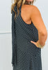 Polka Dot Halter Neck Maxi Dress (Reg.)