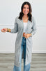 Shimmer Longline Cardigan (Reg.) - 2 Colors
