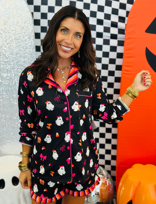 Bootiful Gigi Ruffle Pajama Set (Reg & Plus)