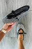 Black Diamond In The Rough Rhinestone Flats