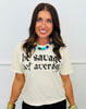 Be Savage Not Average Boxy Tee (Reg. and Plus)
