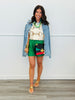 Leopard Fur Coat Bling Tee (Reg. and Plus)