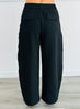 Fold Over Flap Wide Leg Sweatpants (Reg & Plus) - 2 Colors