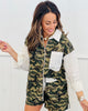 Camo/Dots Shirt & Short Set (Reg & Plus)