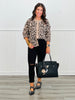 Leopard Button-up Sweater Cardigan (Reg.)