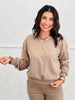 Rhinestone Knit Sweatshirt (Reg.)-5 Colors