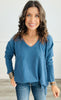 Andree Long Sleeve Oversized Top (Reg. & Plus)- 8 Colors