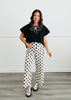 Polka Dot Wide Leg Pants (Reg.)
