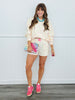 Cream/Pink Polka Dot Sweatshirt (Reg.)