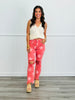 Risen Peach Blossom Star Print Pants (Reg & Plus)