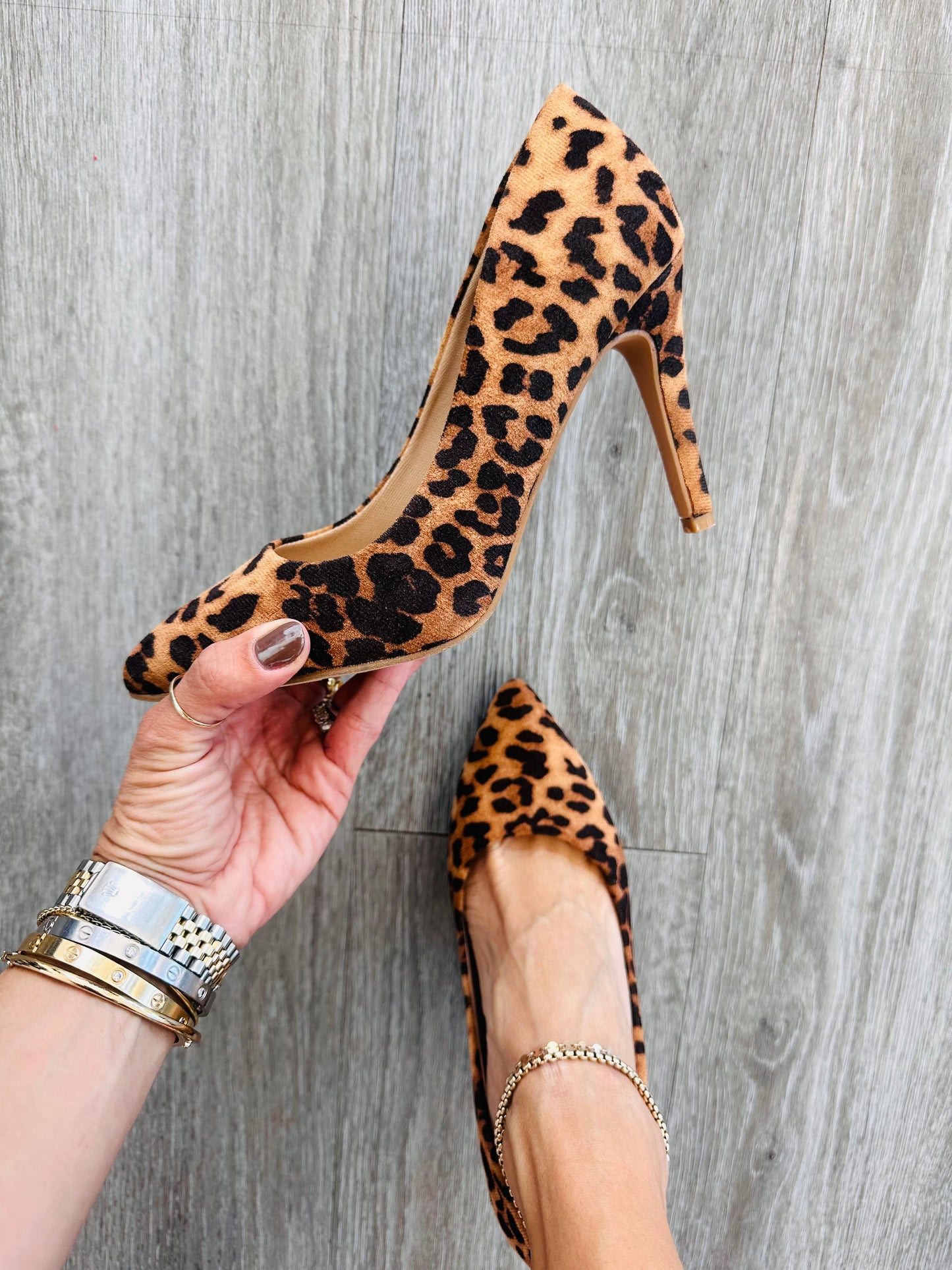 Leopard Live Your Life Heels