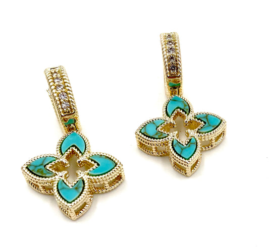 WP - The Fortune Earrings - Turquoise