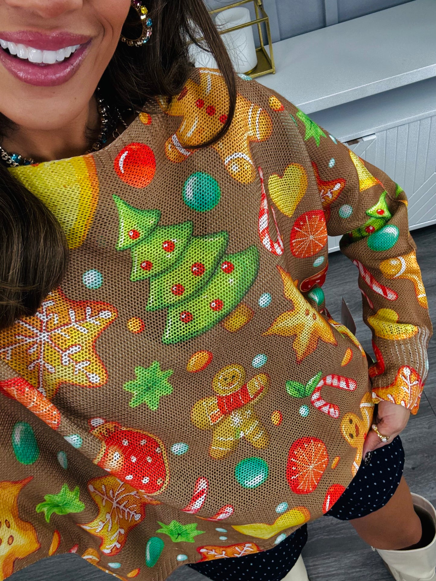 Christmas Cheer Pullover Sweater Top (OS & PLUS)