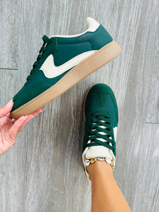 Green Stride In Confidence Sneakers