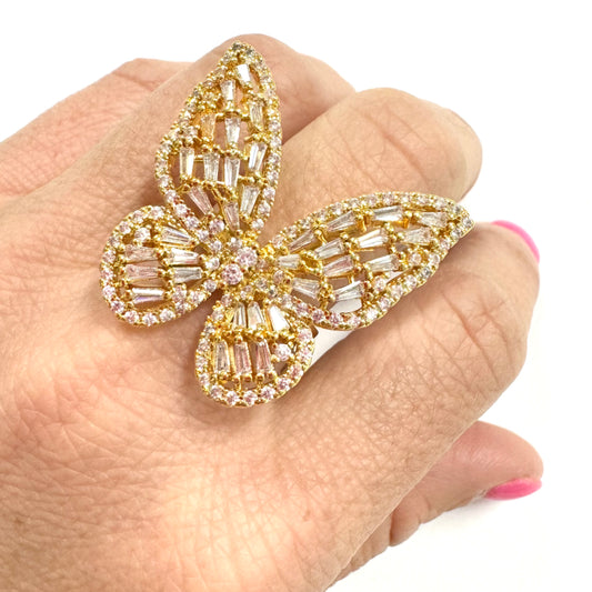 TJ - Bling Butterfly Ring (2 colors)