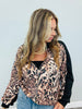 Leopard Relaxed Fit Zip Up Shacket (Reg. and Plus)