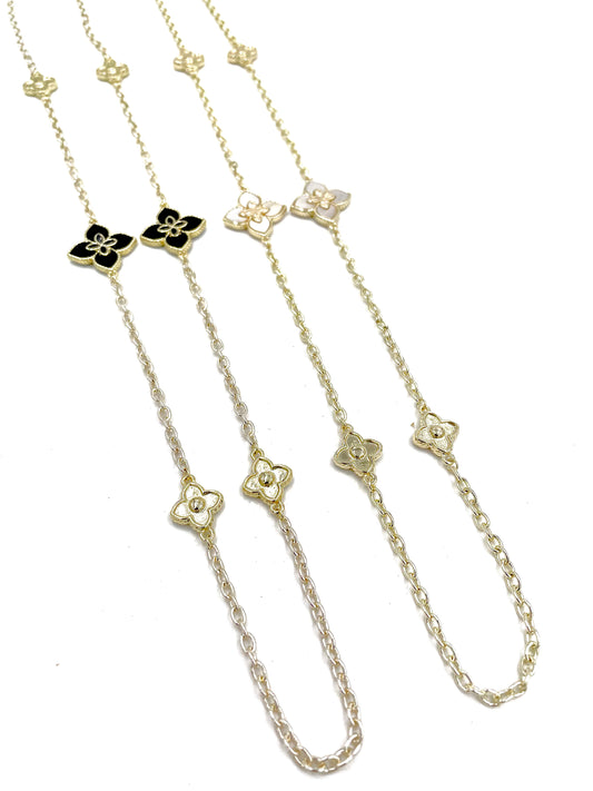 WP - The Flowing Fortune Long Necklace - 3 Colors