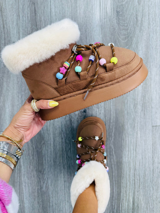 Chestnut Charm Snuggle Ankle Boot