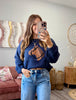 Horse Sweater Knit Top (Reg.) - 2 Colors
