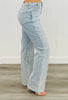 Light Wash Denim Rhinestone Pants (Reg.)