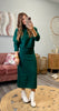 Mock Neck Sweater Top & Midi Skirt Set (Reg.) - 2 Colors