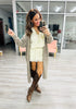 Brown Sweater Longline Cardigan (Reg.)