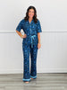 Moonlit Floral Ruffle Pajama Set (Reg. and Plus)