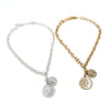 Mary Kathryn - Double Royalty Coin Necklace - 2 Colors