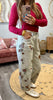Oli & Hali Grey Floral Embroidered Jeans (Reg.)