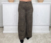 Leopard Wide Leg Pants (Reg. and Plus) - 2 Colors
