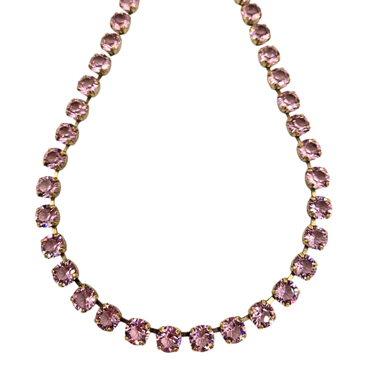 TOVA - The Oakland Necklace - Unfoiled Light Rose