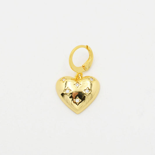 TJ - Gold Heart Charm