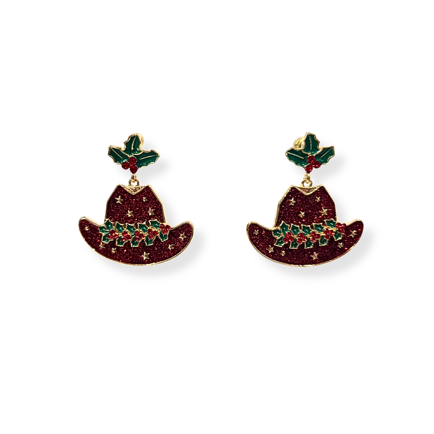 Howdy Christmas Earrings
