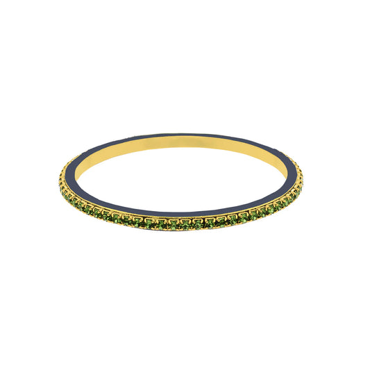 TOVA - Helly Bangle in Midnight Express - Peridot