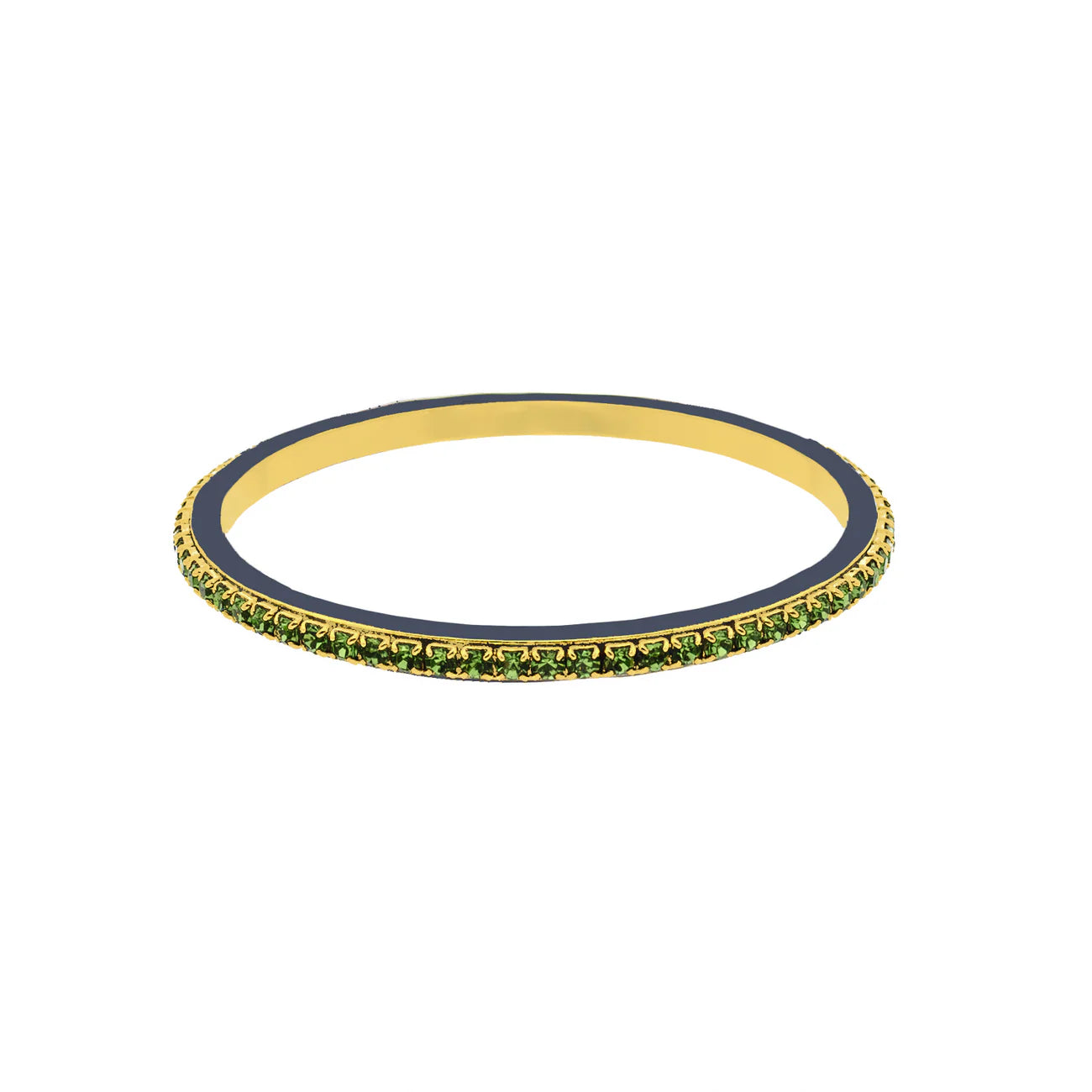 TOVA - Helly Bangle in Midnight Express - Peridot