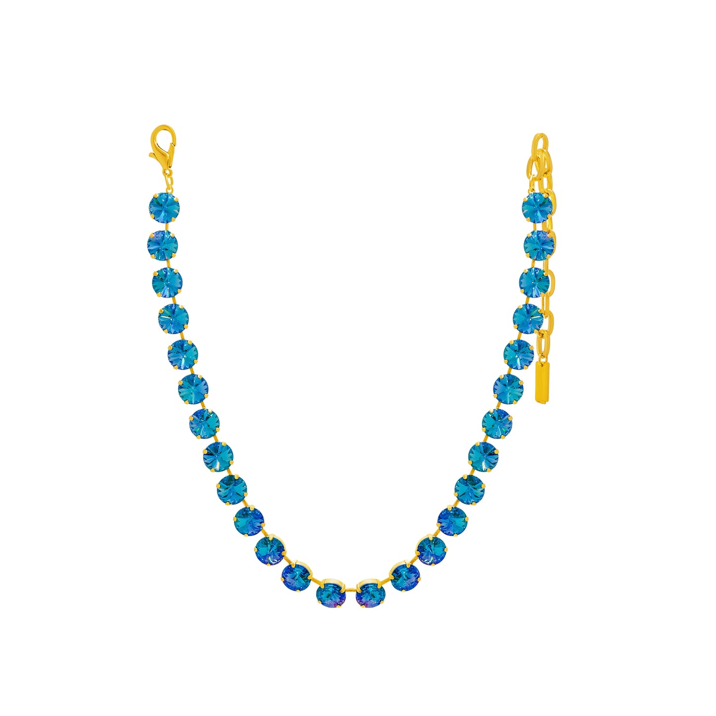 TOVA - The Sofia Necklace - Ice Blue Glimmer