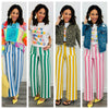 Bold Stripe Ankle Pants (Reg.)-4 Colors