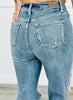 Judy Blue The Bees Knees Distressed Straight Jeans (Reg. and Plus)