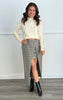 Multi Plaid Wrap Maxi Mini Skirt (Reg.)