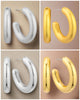 Classic Hoop Earrings - 4 Colors