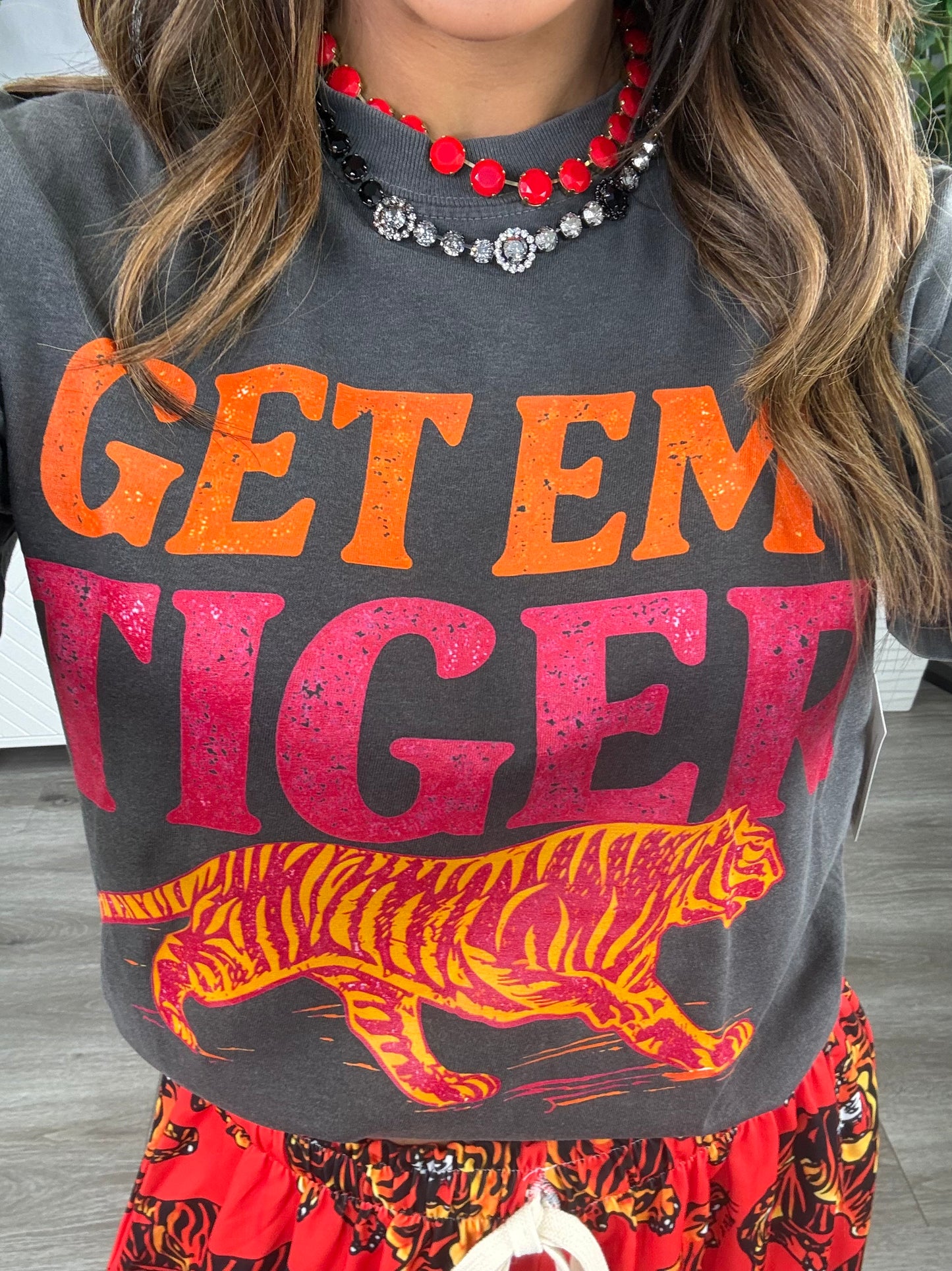 Get Em' Tiger Graphic Tee (Reg. and Plus)