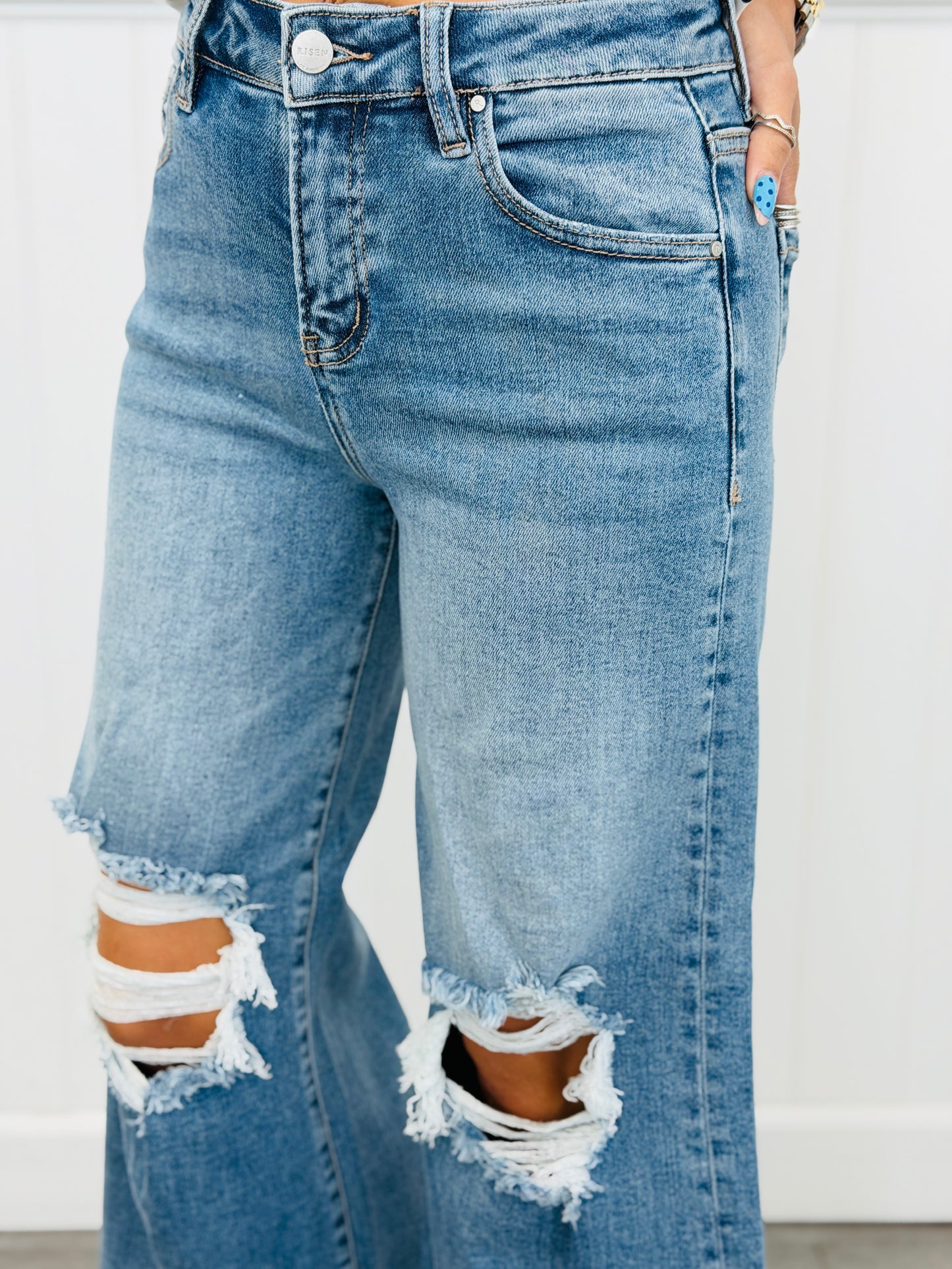 Risen Distressed Dream Jeans (Reg & Plus)