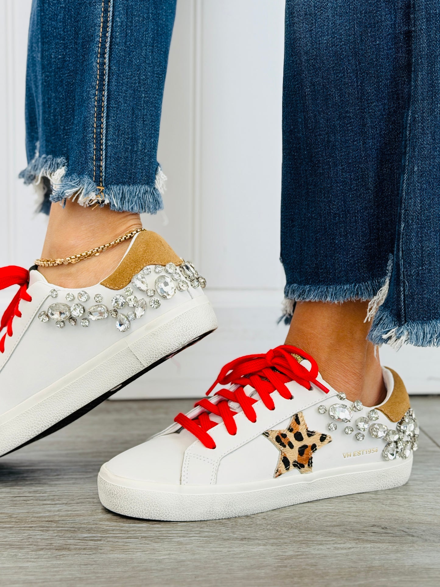 VH x WR Born To Shine Leopard Remix Sneakers