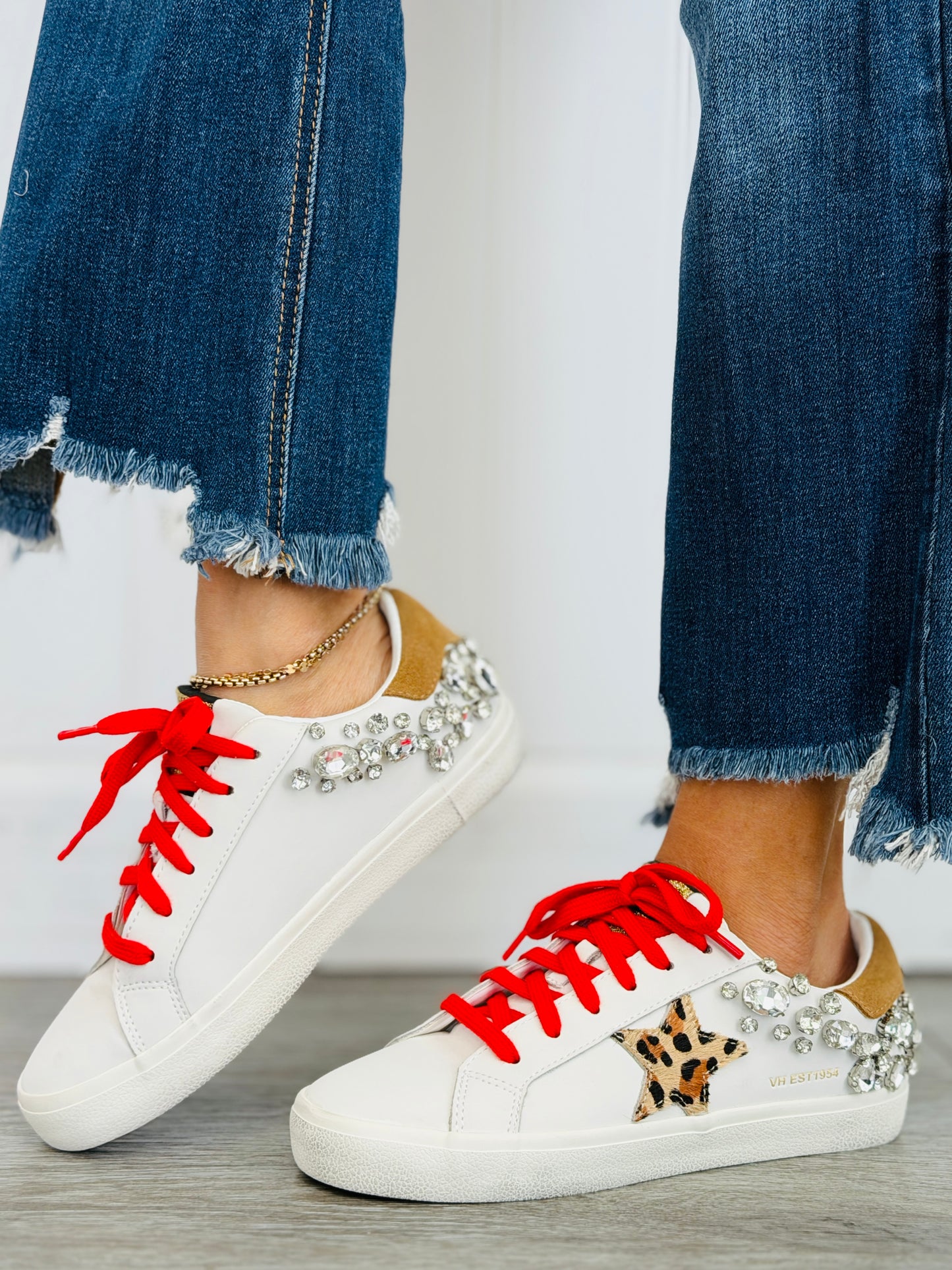 VH x WR Born To Shine Leopard Remix Sneakers