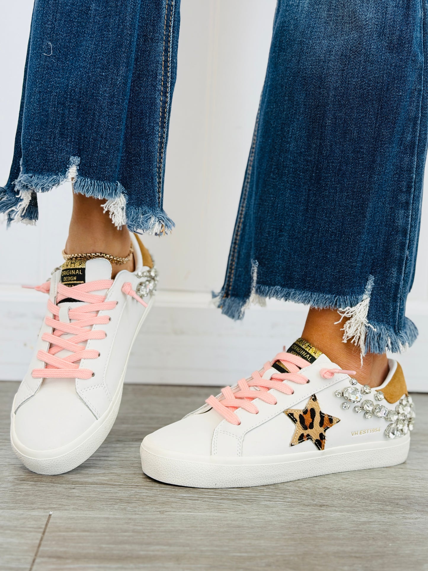 VH x WR Born To Shine Leopard Remix Sneakers