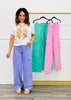 Colored High-Waisted Stretch Cargo Pants (Reg.) - 3 Colors