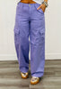 Colored High-Waisted Stretch Cargo Pants (Reg.) - 3 Colors