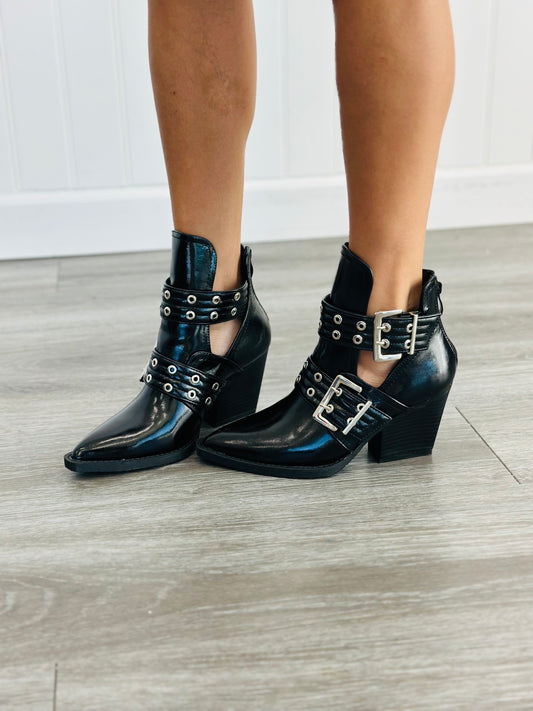 Black Feeling Fresh Ankle Booties