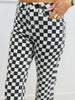 Victory Lap Checkered Jeans (Reg. and Plus)
